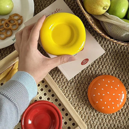 Hamburger Plate Set Burger 6 Layers