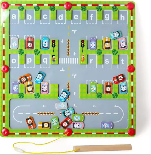 Montessori Alphabet Parking Maze
