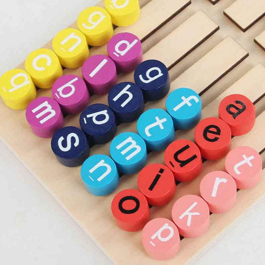 Montessori Vowels Go Position Spelling Word Letter Game Maze