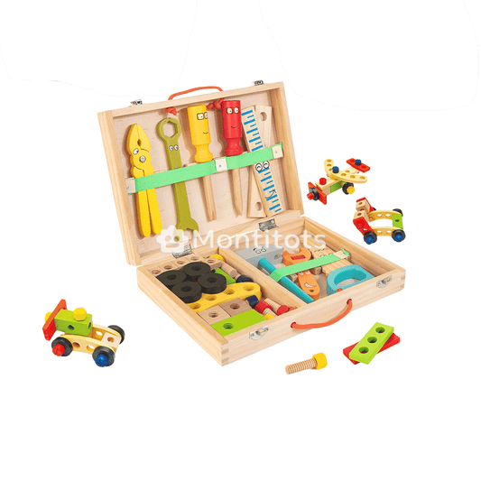 Montitots Montessori Wooden ToolBox