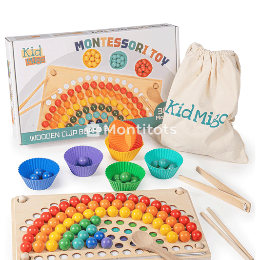 Montitots Montessori Rainbow Beads