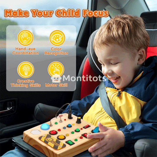 Montitots Montessori Wooden Switch Board