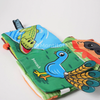 Montessori Baby Cloth Book peacock