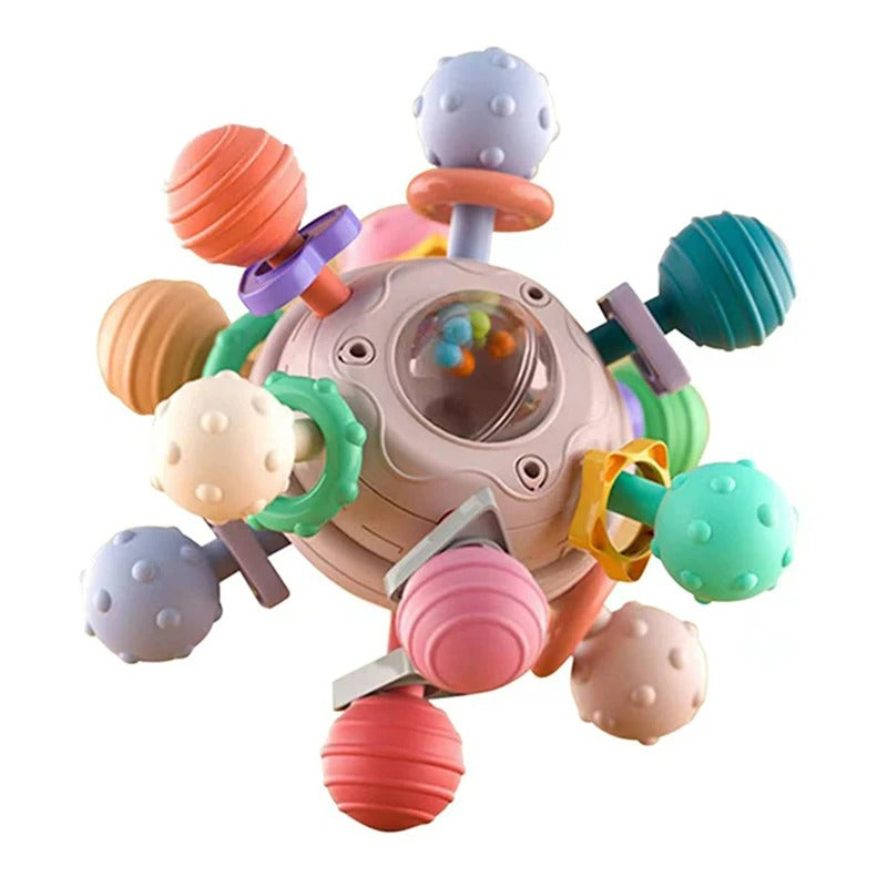 pink color baby teething toys