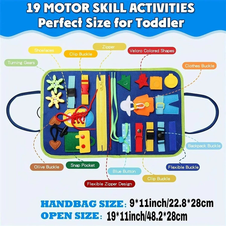 foldable busy board
