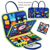 montessori busy board blue 2