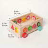 Montessori Carrot Wheels sizes