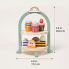 Montessori Cupcake Stacker sizes