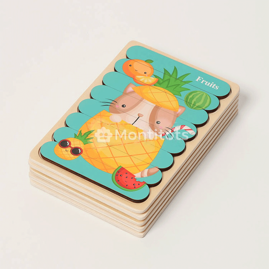 Montessori Double-Sided Puzzles