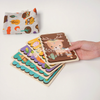Montessori Double-Sided Puzzles 5pcs with bag