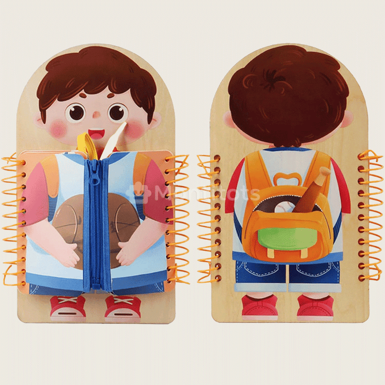 Montessori Dress Up Toy photo 4