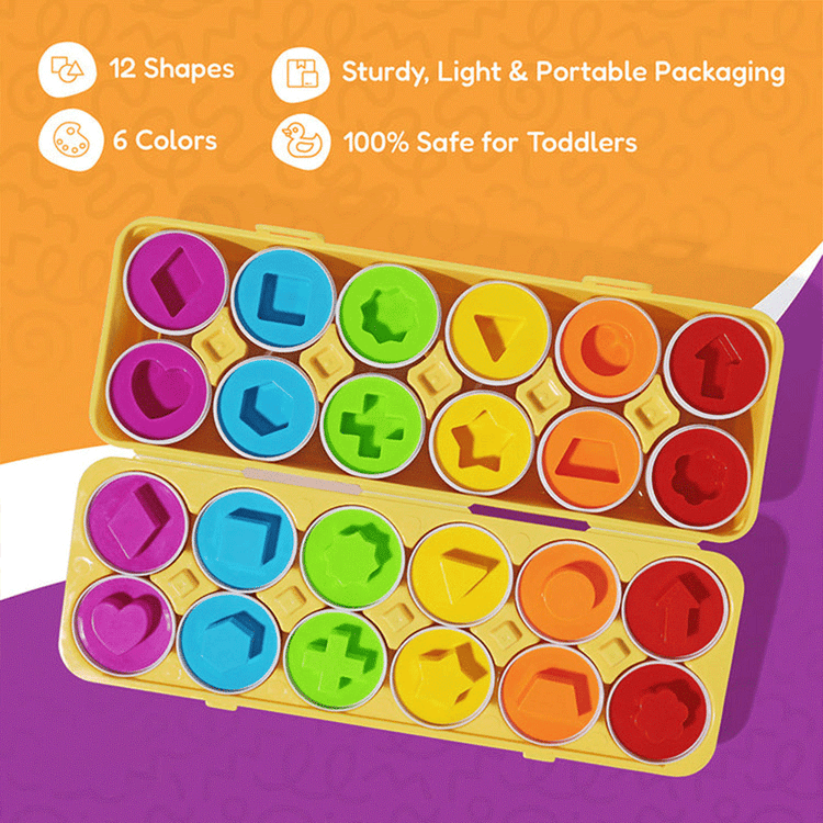 Montessori Geometric Eggs photo 8