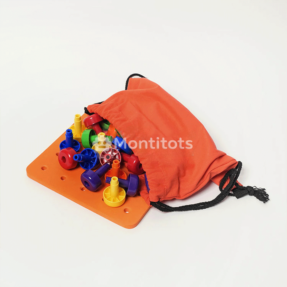 Montessori Pegboard in package