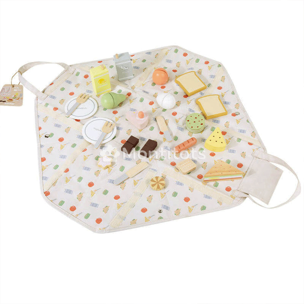 Montessori Picnic Set on mat
