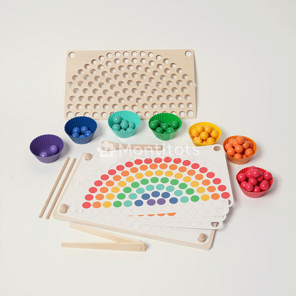 Montessori Rainbow Beads photo 10