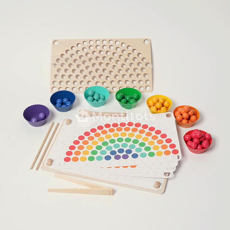Montessori Rainbow Beads photo 10