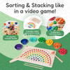 Montessori Rainbow Beads details