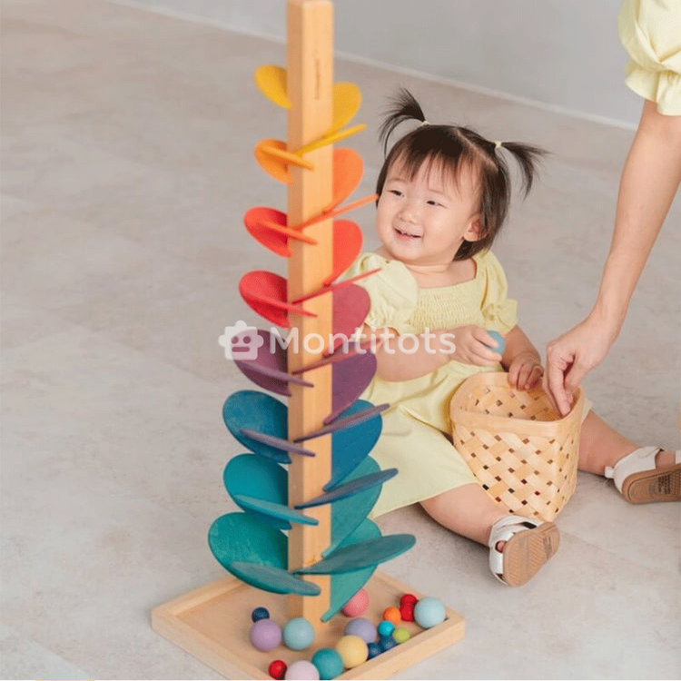 Montessori Rainbow Tree girl