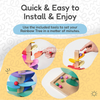 Montessori Rainbow Tree easy installation