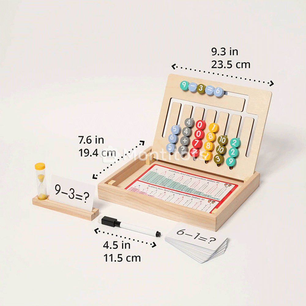 Montessori Ready for School sizes
