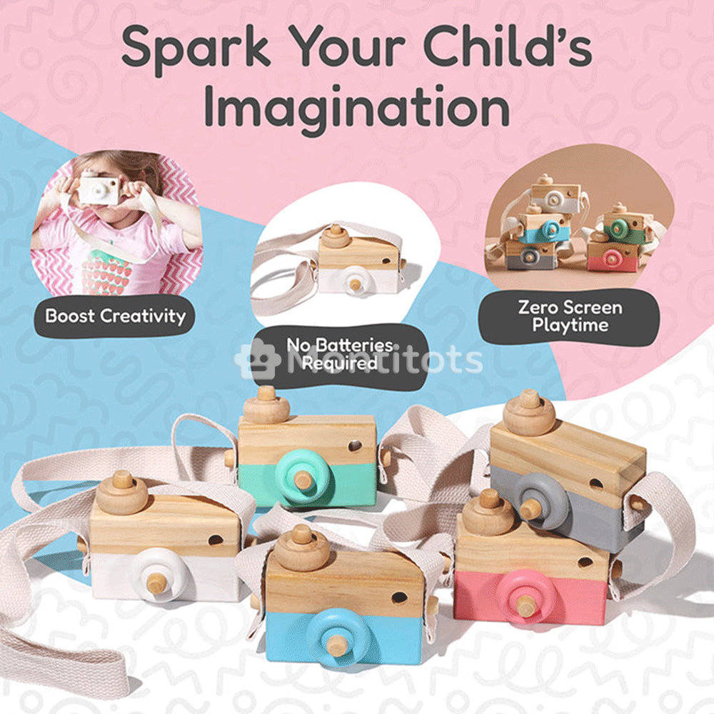 Montessori Wooden Camera photo 12