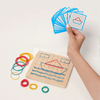 Montessori Wooden Geoboard details