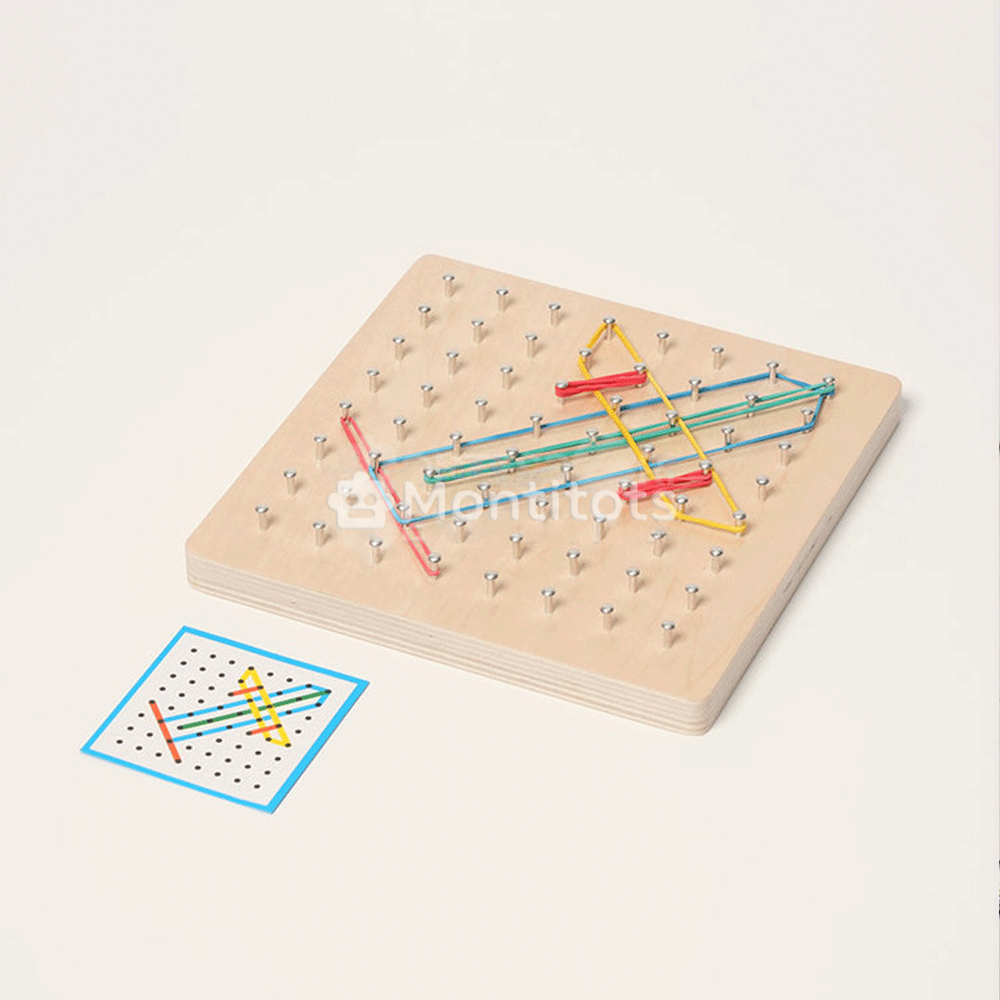 Montessori Wooden Geoboard photo 10