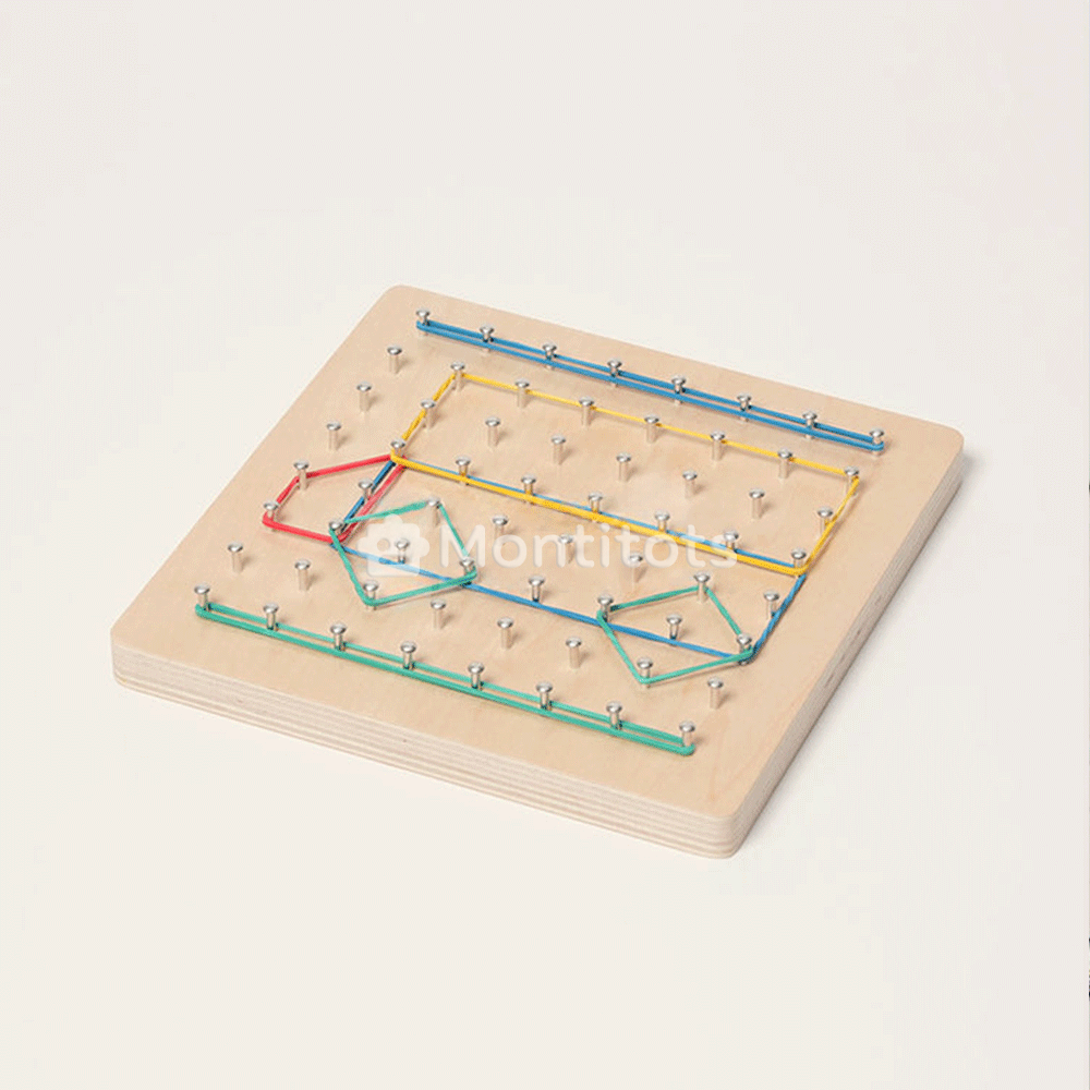 Montessori Wooden Geoboard photo 11