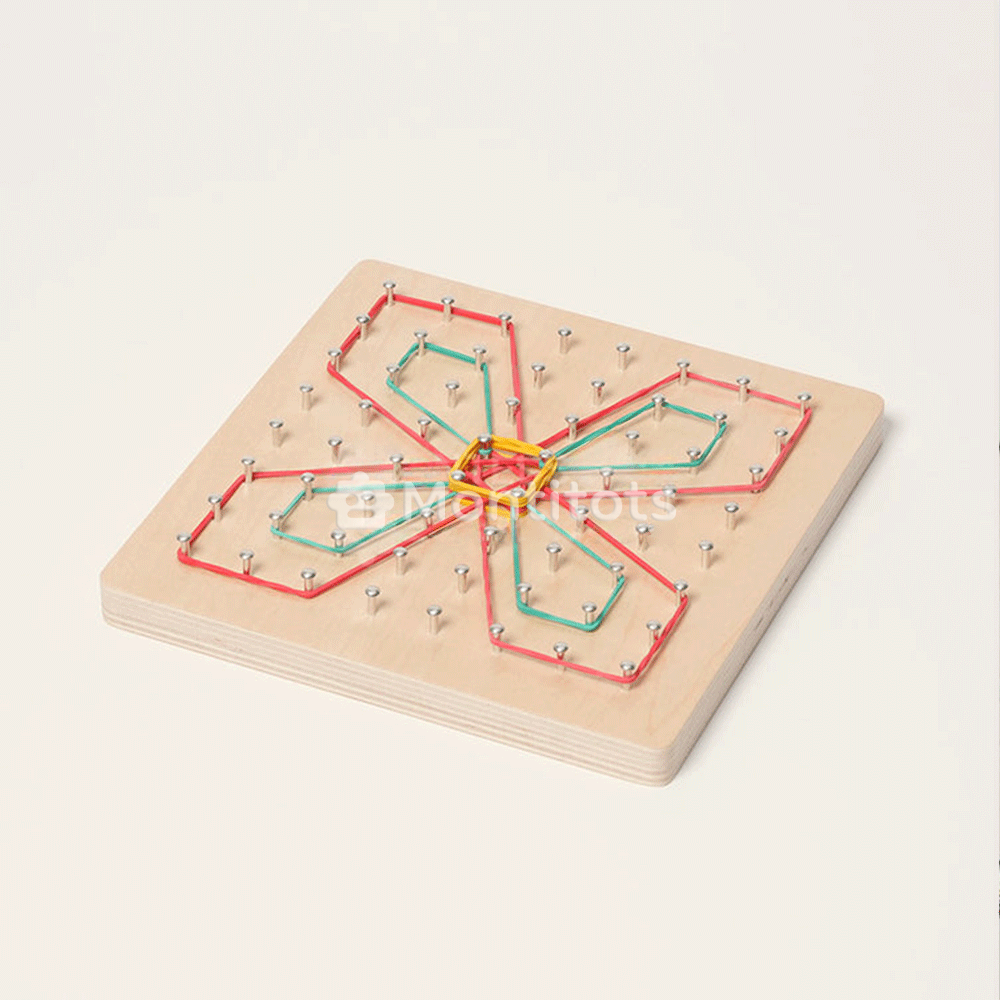 Montessori Wooden Geoboard photo 8