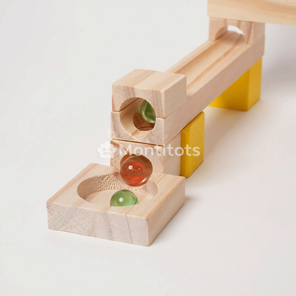 Montessori Wooden Marble Run photo 10