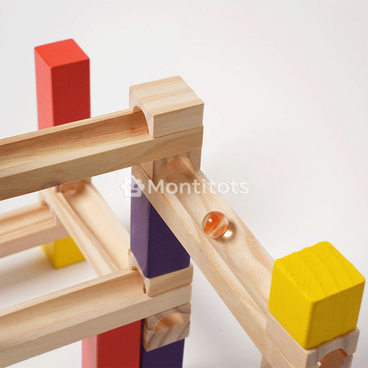 Montessori Wooden Marble Run photo5