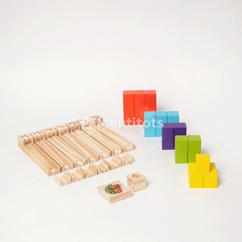 Montessori Wooden Marble Run photo11