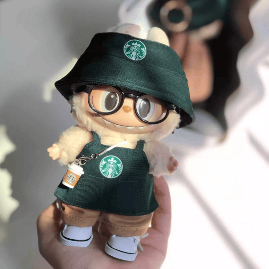 Labubu Barista Doll Outfit – Work Uniform Costume Set