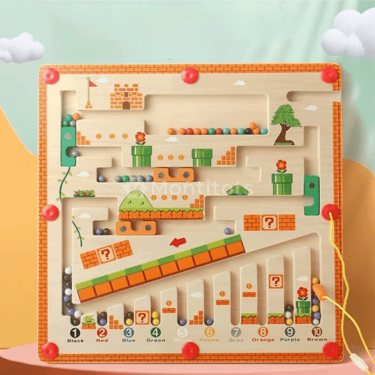 Jouet éducatif magnétique pour enfants