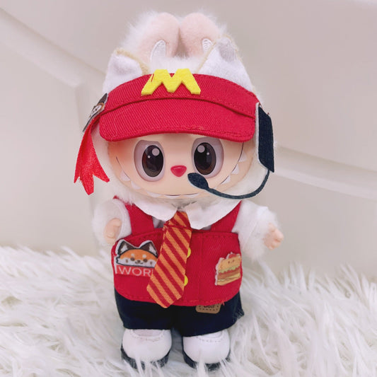 Waiter-style Outfit for Labubu, Happy Meal!