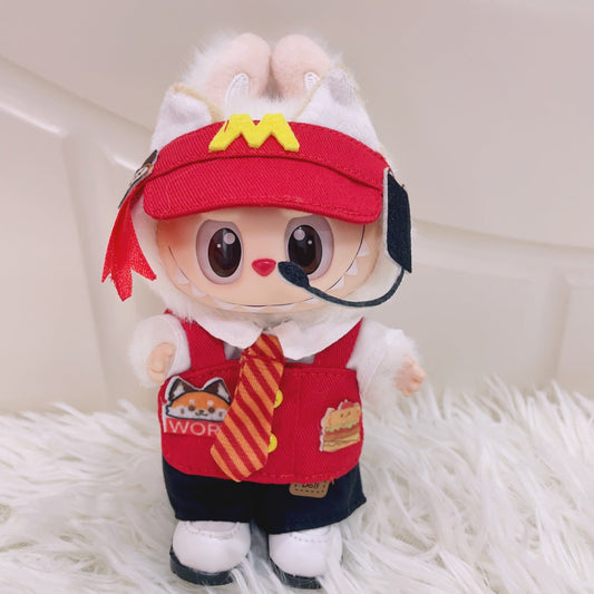 Waiter-style Outfit for Labubu, Happy Meal!